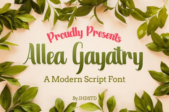 Allea Gayatry: A Stylish Font for Campaign Design