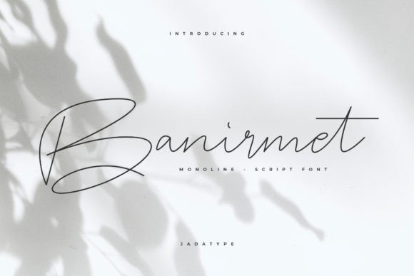 Banirmet: A Script Font for Polished Branding