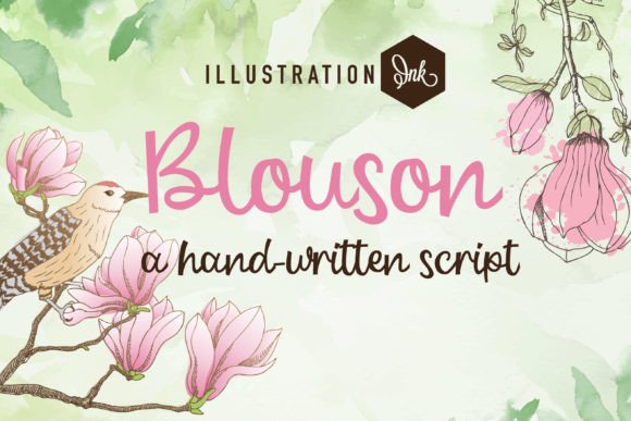 Blouson Font for Creative Makers