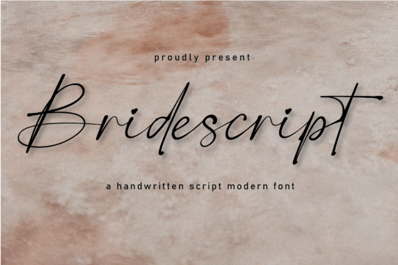 Bridescript Font for Creative Makers