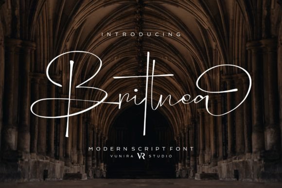 Brittnea: A Stylish Script Font for Elegant Branding