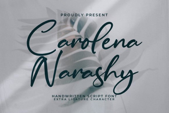 Carolena Narashy – Handwritten Script Font