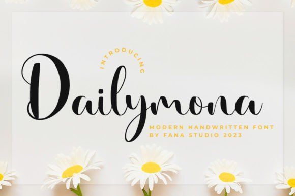 Dailymona Font for Creative Projects