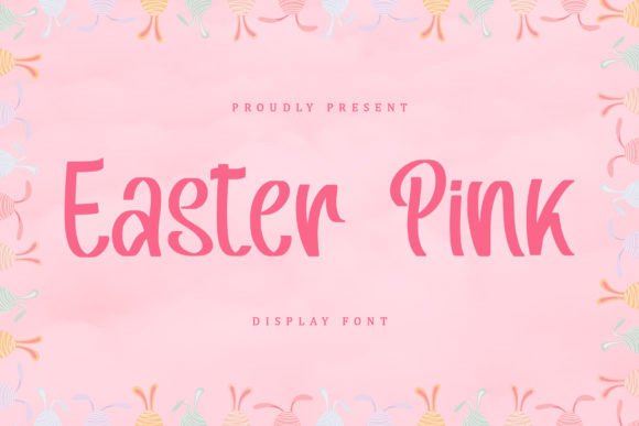 Easter Pink Font for Creative Makers