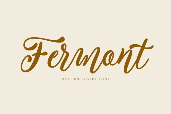 Fermont Font: Modern Script for Creative Makers