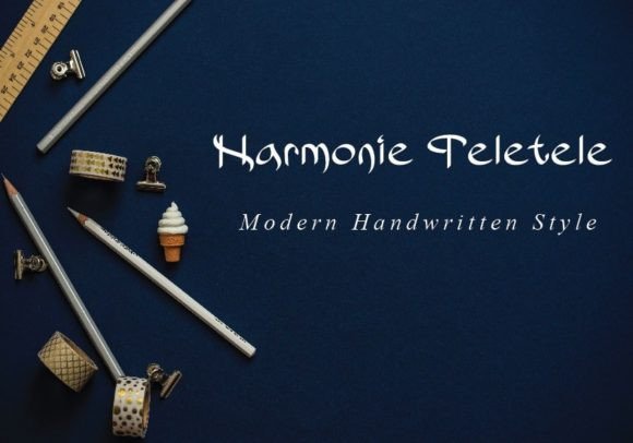 Harmonie Teletele Font for Web Design