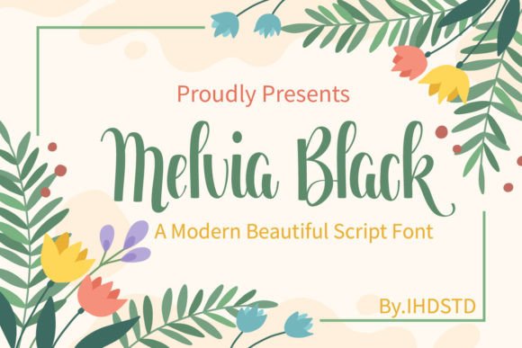 Melvia Black Font for Web Design