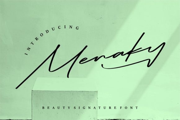 Menaky: Elegant Script Font for Business