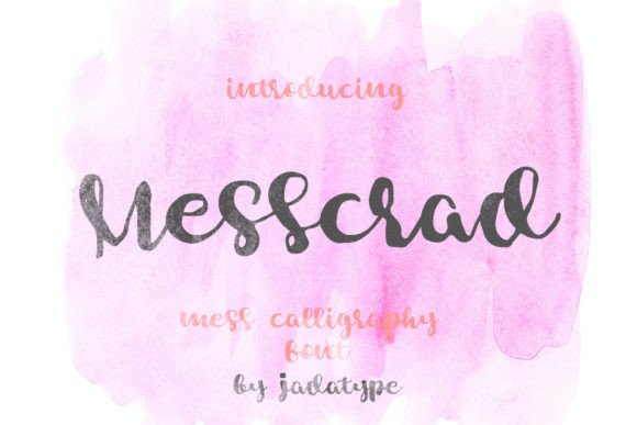 Messcrad: A Script Font for Digital Marketing