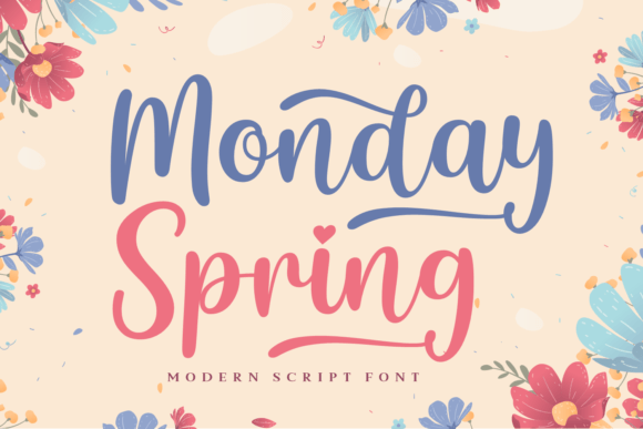 Monday Spring Font Review