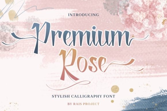 Premium Rose Font for Elegant Design