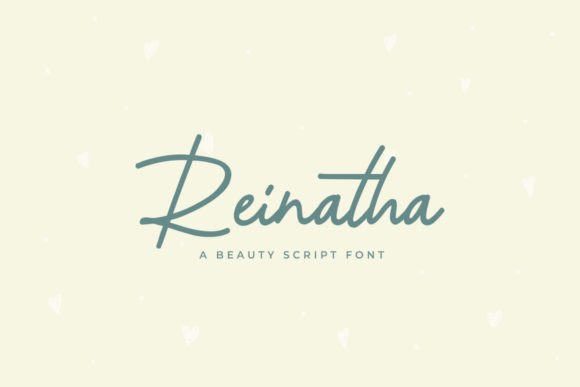 Reinatha: Bold Script Font for Creative Campaigns