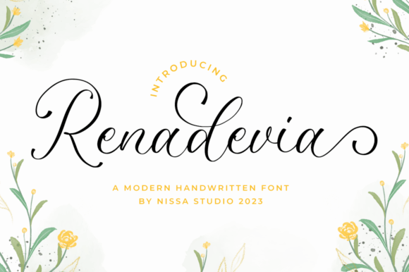 Renadevia Font for Creative Makers