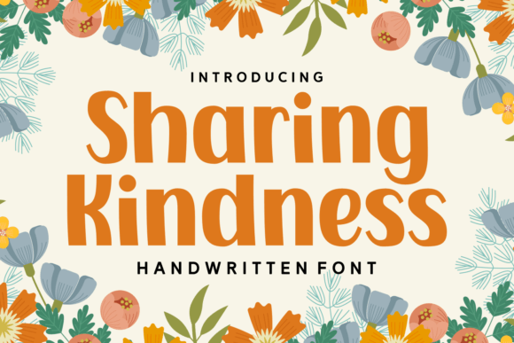 Sharing Kindness Font for Elegant Web Design