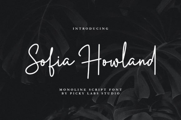 Sofia Howland Font Review
