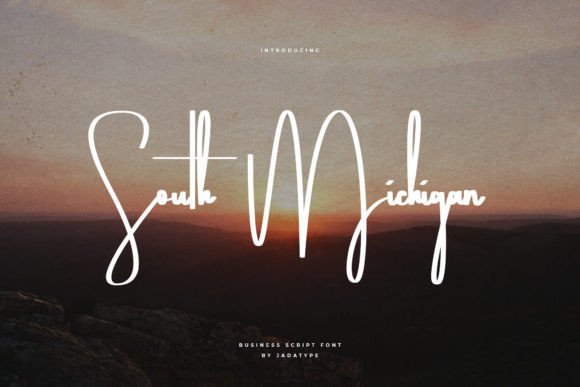 South Michigan Font for Web Design