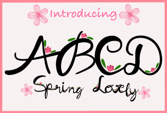 Spring Lovely Font for Elegant Branding